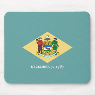 Mousepad Design de Sinalizador do Estado Delaware