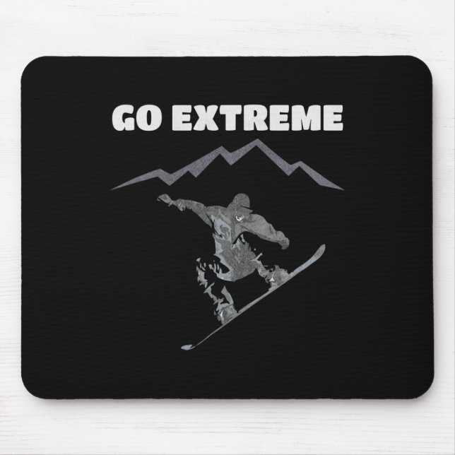 Mousepad Design de Snowboard legal (Frente)