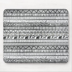 Mousepad Design de Tendência de Padrão Africano Tribal Ne