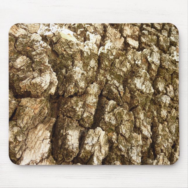 Mousepad Design de Textura Natural II Casca de Árvore (Frente)