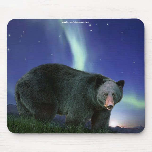 Mousepad Design de Ursos para Animais e Animais Selvagens (Frente)