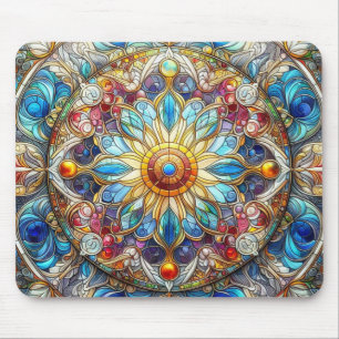 Mousepad Design de vidro colorido