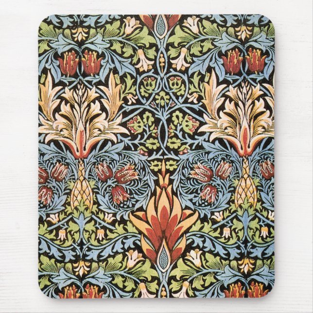 Mousepad Design de William Morris Snakeshead (Frente)