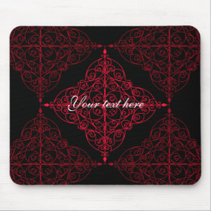 Mousepad Design decorativo do Natal gótico elegante