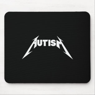 Mousepad Design Divertido Autismo Esqueleto Meme Metal Rock