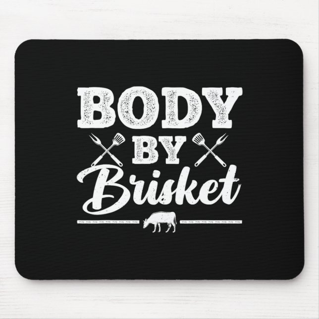 Mousepad Design Divertido de Churrasco para Homens Mulheres (Frente)