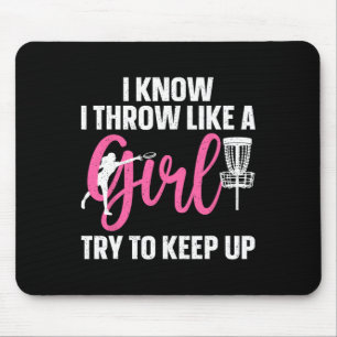Mousepad Design Divertido de Golfe de Disco para Menina Mul