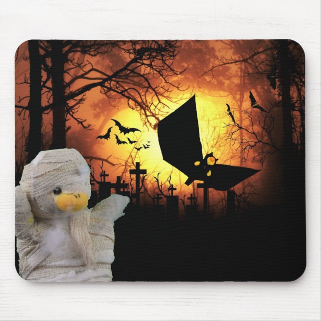 Mousepad Design divertido para o Halloween (Frente)