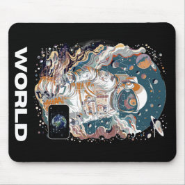 Mousepad Design do Astronauta Mundial