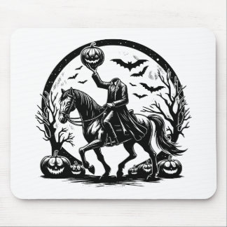 Mousepad Design do Círculo de Halloween sem cabeça