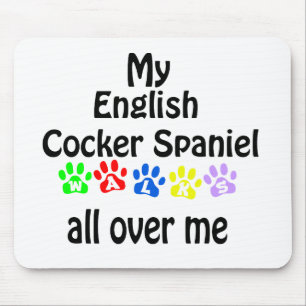 Mousepad Design do Cocker Spaniel Inglês