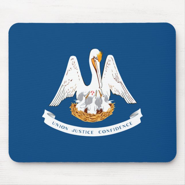 Mousepad Design do Estado da Louisiana (Frente)