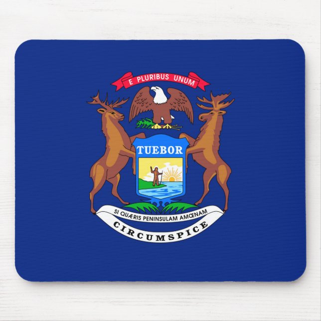 Mousepad Design do Estado do Michigan (Frente)
