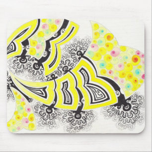 Mousepad Design do fractal-estilo da prímula