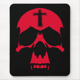 Mousepad Design do Gráfico Gótico do Demônio Vermelho