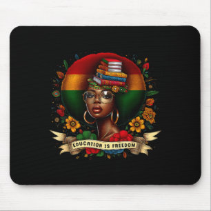 Mousepad Design do Mês da História Negra Liberdade de Educa