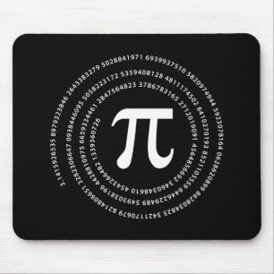 Mousepad Design do número do Pi