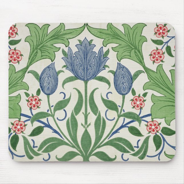 Mousepad Design do papel de parede floral (Frente)