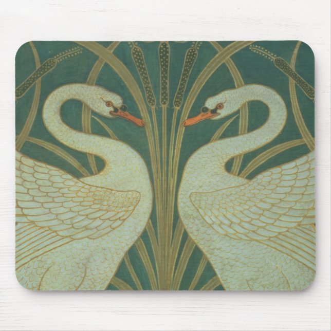 Mousepad Design do papel de parede para o painel da "cisne, (Frente)