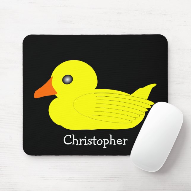 Mousepad Design do Pato Amarelo (Com mouse)