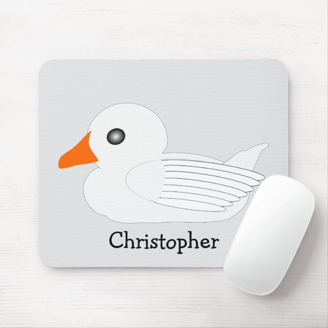 Mousepad Design do Pato Branco (Com mouse)