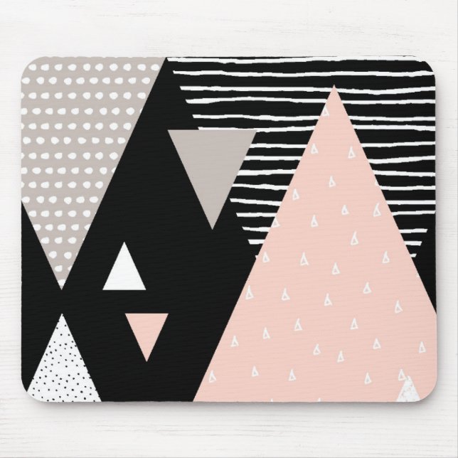 Mousepad Design do pico de montanha de Scandi (Frente)