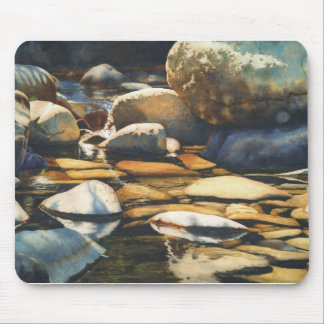 Mousepad Design do rio e dos animais selvagens por Mary