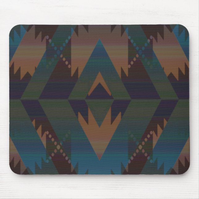Mousepad Design do Sudoeste do Molde de Impressão Aztec (Frente)