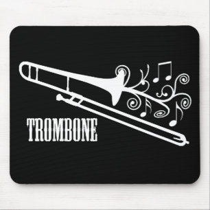 Mousepad Design do vetor do Trombone