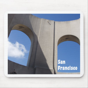 Mousepad Design do Vista de Fechamento da Torre de Coit