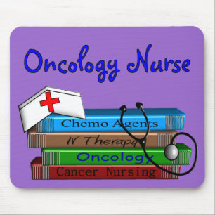 Mousepad Design dos "livros" da enfermeira de Oncolgoy