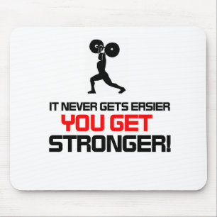 Mousepad Design engraçado das citações do Gym