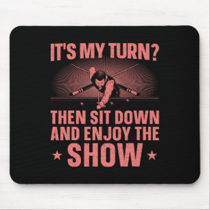 Mousepad Design Engraçado De Piscina De Bola Para Homens Jo