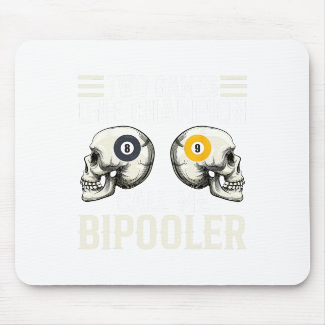 Mousepad Design Engraçado Do Jogador De Piscina - Para Vent (Frente)