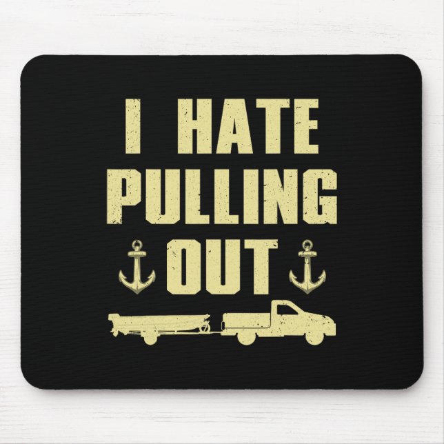 Mousepad Design Engraçado Para Homens Mulheres Barcos Capit (Frente)