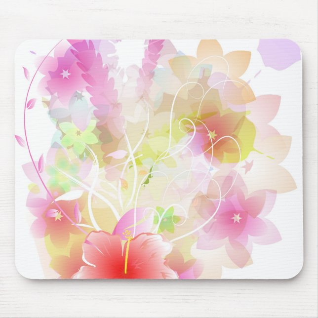 Mousepad design floral (Frente)