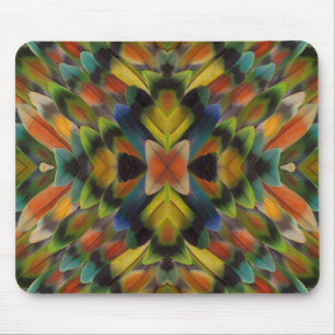 Mousepad Design Fractal das Penas do Lovebird