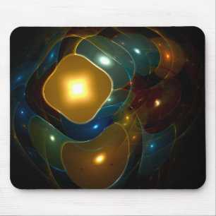 Mousepad Design Fractal gerado por computador abstrato