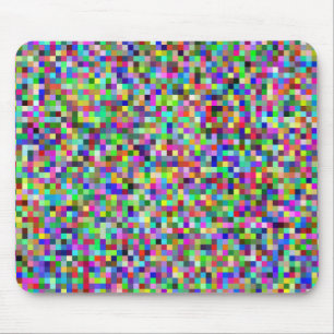 Mousepad design geométrico colorido