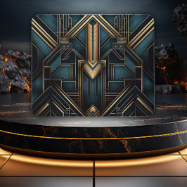 Mousepad Design Geométrico de Glamour da Era de Ouro
