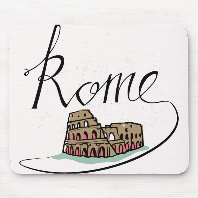 Mousepad Design indicado por letras da mão de Roma (Frente)
