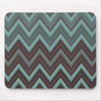 Mousepad Design inspirado Chevron bonito da cerceta -