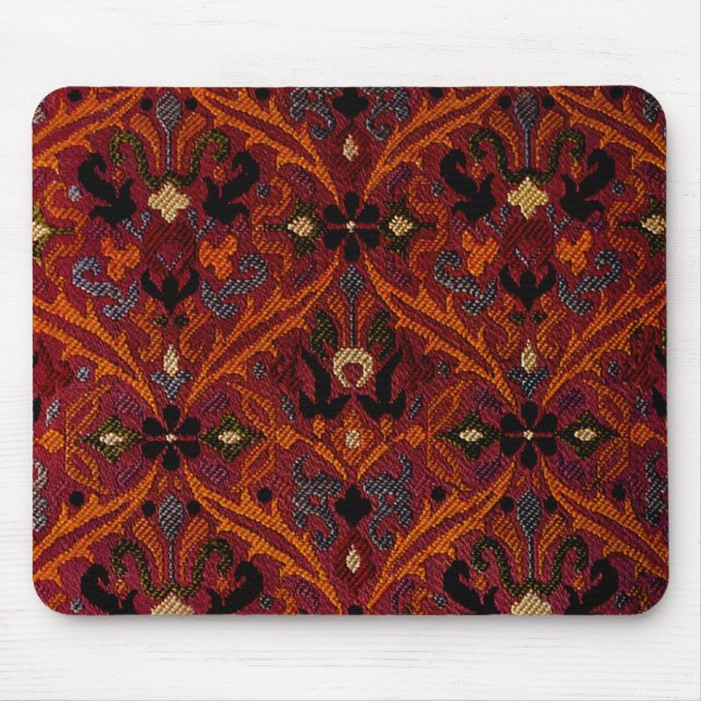 Mousepad Design marroquino de matéria têxtil do vintage (Frente)