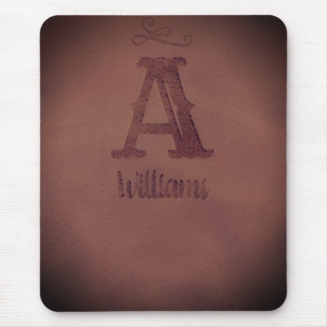 Mousepad Design Minimalista Elegante Marrom Luxo (Frente)