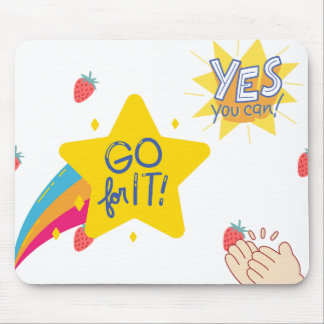 Mousepad design motivacional inspirador