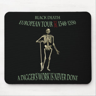 Mousepad Design original da excursão do mundo da morte