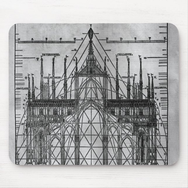 Mousepad Design para a catedral de Milão (Frente)