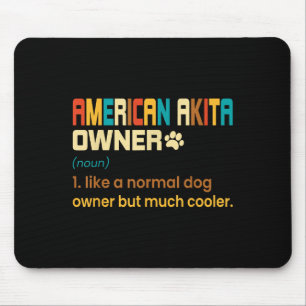 Mousepad Design para Amantes de Akita Americano - Presente 
