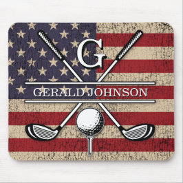 Mousepad Design Patriótico da Bandeira Americana
