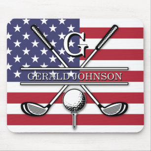 Mousepad Design Patriótico de Bandeira Americana
